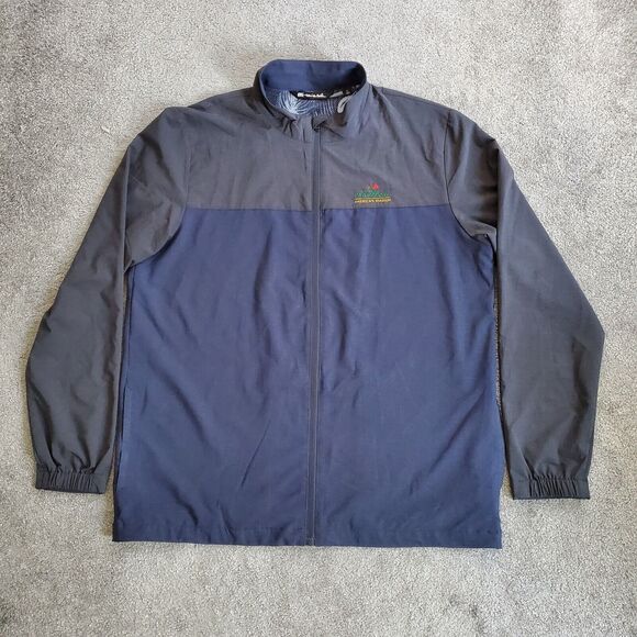Travis Mathew Jacket Mens Extra Large Blue Windbreaker Golf Lightweight Hawaiian - Picture 2 of 13